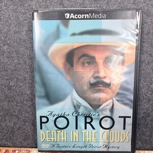 Agatha Christie Poirot Death in the Clouds DVD David Suchet Acorn Media Mystery
